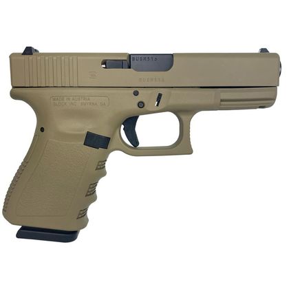 Glock 23 Gen 3 FDE .40 S&W Compact Safe Action Handgun - 13 Rounds