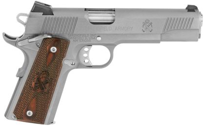 Springfield 1911 Loaded Stainless .45 ACP CA Compliant Pistol