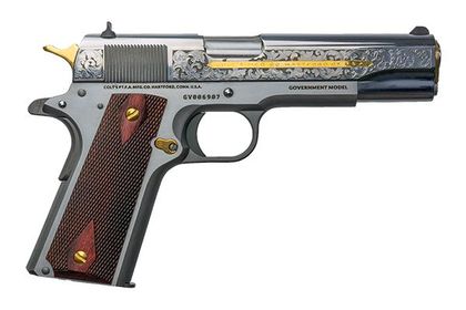 Colt Heritage 1911 .38 Super +P Custom Engraved Pistol - Gen 1