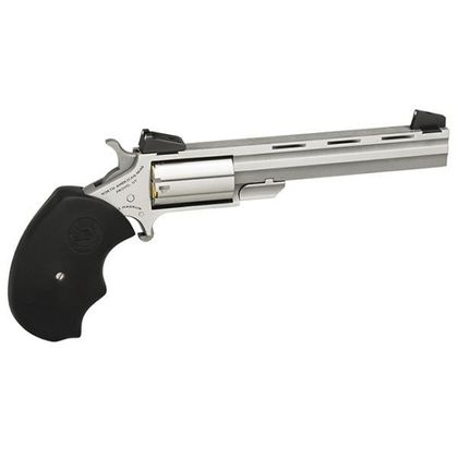 NAA MiniMaster Gen 1 .22 LR Stainless 4" Revolver - Precision Compact