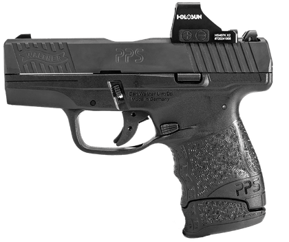 Walther PPS M2 9mm Compact Pistol with Holosun 407K Red Dot Sight