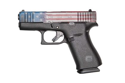 GLOCK G43X Gen 1 Patriotic 9MM Compact Pistol - Cerakote Freedom Edition