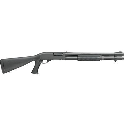 Remington 870P Tactical Gen 1: 12 Ga Pump Shotgun with Pistol Grip - Black