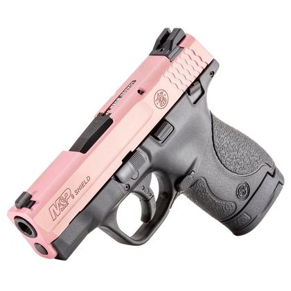 Smith & Wesson M&P 9 Shield Pink Champagne Compact Pistol Gen 1