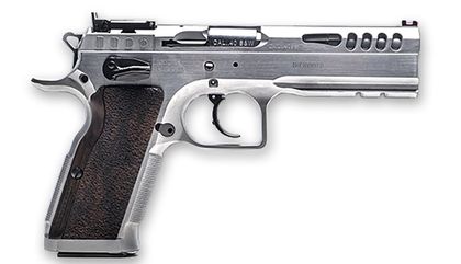 Tanfoglio Stock Master Gen 1 - 9mm Chrome Precision Pistol, 16-Rd Capacity
