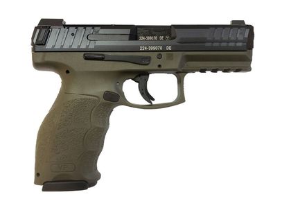 HK VP9 Gen 1 Striker 9MM - Green/Black, 4.09" Barrel, 10-Round Capacity