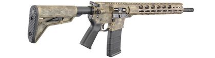 Ruger AR-556 MPR Gen 1: 5.56 NATO, 18" Barrel, Frazzled Brown Finish