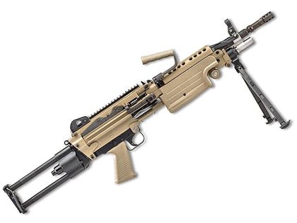 FN M249S Para Gen 1 Semi-Auto 5.56 NATO Rifle FDE, Adjustable Stock