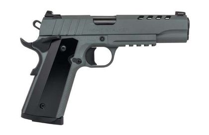 Tisas 1911 Night Stalker Gen 1 - Platinum Grey 9mm Semi-Auto Pistol