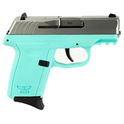 SCCY CPX-2 Gen 3 9mm Compact Pistol - Stainless Steel/Blue Frame