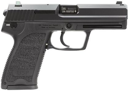HK USP9 V7 LEM 9mm Night Sight Pistol, 15rd, Black Polymer
