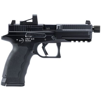 B&T USW-P Gen 1: 6" Semi-Auto Pistol, 30-Round, Black Steel