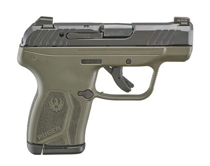 Ruger LCP Max Gen 1 .380 ACP Pistol - OD Green, 10+1 Rds, Compact EDC