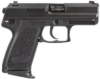 HK USP9 Compact V7 9mm LEM DAO - Black, 10-Round Capacity