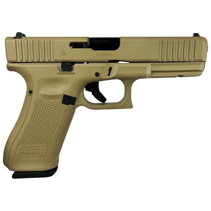 Glock 22 Gen 5 FDE .40 S&W Semi-Auto Pistol, 15-Round Precision Power