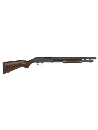 Mossberg 590 Walnut Pump Shotgun 12 GA 18.5" Barrel 6+1 RD