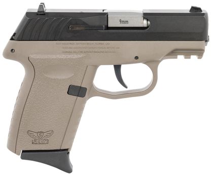 SCCY CPX-2 Gen3 9mm Compact - FDE/Black, 10+1 Capacity
