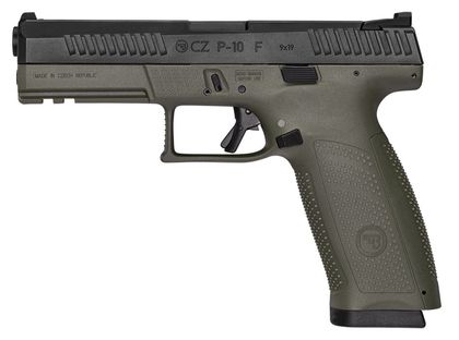 CZ P-10 F Gen 1 OD Green 9mm Tactical Pistol, 10+1 Capacity