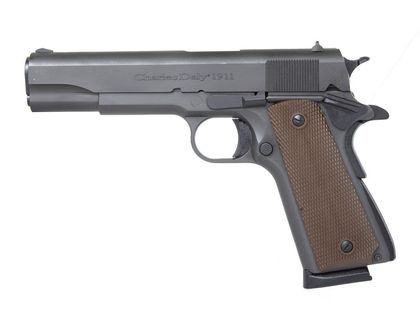 Charles Daly 1911 Gen 1 .45 ACP - Black Steel & Brown Grip Pistol