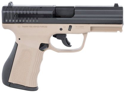 FMK 9C1 Gen 2 Compact 9mm Pistol, FDE, SAO, Ergonomic Design