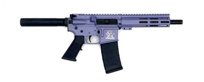 GLFA AR-15 Pistol Gen 1 .223 Wylde 7.5" Purple Finish - Tactical Style
