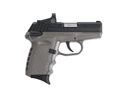 SCCY CPX-1 Gen 1 9mm Compact Pistol w/ Crimson Trace Red Dot, Gray