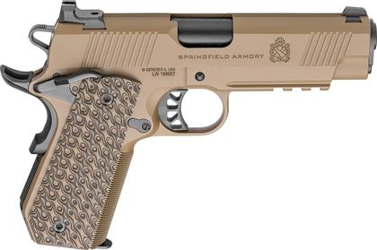 Springfield TRP Commander Gen 1 .45 ACP - Coyote Brown Tactical Pistol