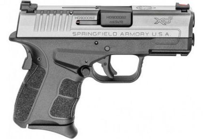 Springfield XD-S Mod.2 9mm Compact - Black, Fiber Optic Sights