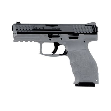 HK VP9 Gen 1 9mm Night Sight Pistol - Gray Polymer, Dual Safety