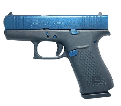 Glock 43X Cobalt 9mm Compact Gen1 - Sleek Concealed Carry Pistol