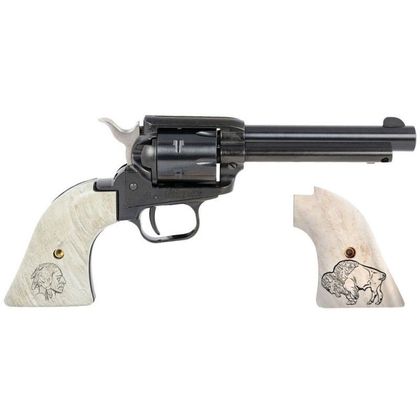 Rough Rider .22 LR Revolver Gen 1 - Black Nickel Buffalo Grips