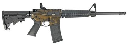 Ruger AR-556 Gen 1 Bronze Tactical Rifle, 5.56 NATO, 30-Round, 16" Barrel