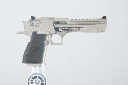 Desert Eagle Gen 1 .44 Mag Semi-Auto Pistol - Bright Nickel Finish