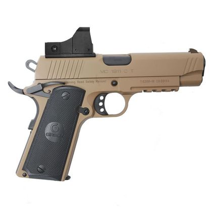 Girsan MC1911C 9mm Commander Gen 1 - FDE with Red Dot Optic