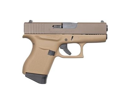 Apollo GLOCK G43 Gen 1 Compact 9mm Semi-Auto Pistol - Brown Finish