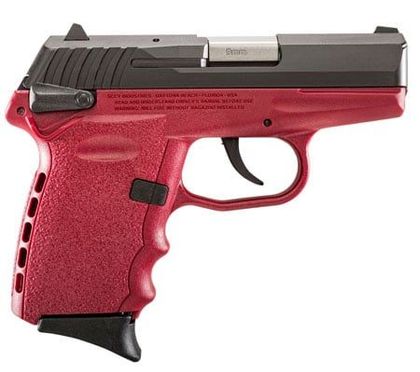 SCCY CPX-1 Gen 1 Compact 9mm Pistol - Carbon Crimson Finish