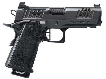 Staccato C Gen 1 9mm Optic Ready Semi-Auto Pistol - Black Precision