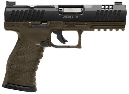 Walther WMP Gen 1 .22 WMR OD Green Pistol - 4.5" Barrel, Fiber Optic Sights