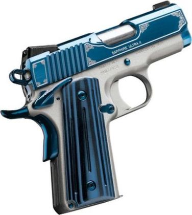 Kimber Sapphire Ultra II Gen 1 .45 ACP Pistol - Bright Blue Elegance