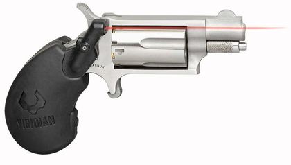 NAA Mini .22 WMR Gen 1 Stainless Revolver w/ Viridian Laser Grip