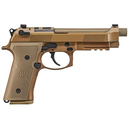 Beretta M9A4 G 9mm Optics-Ready Pistol, FDE, Night Sights & Suppressor-Ready