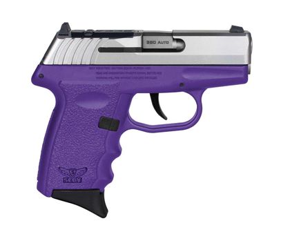 SCCY CPX-3 Gen 3 Purple .380 ACP Subcompact Pistol 10+1 Stainless