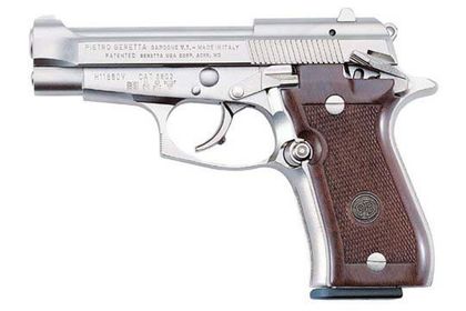 Beretta Cheetah 84 FS .380 ACP Compact Pistol - Nickel Elegance