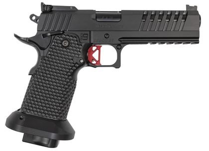 DS9 Hybrid Comp 9mm Gen 1 Pistol - Black/Red Trigger, 20-Round Capacity