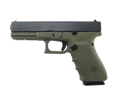 Glock G21 Gen4 .45 ACP - Battlefield Green Power Pistol