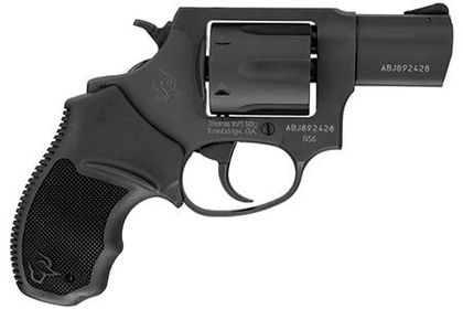Taurus 856 Compact .38 Special Revolver - Matte Black/Walnut Grips
