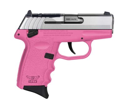 SCCY CPX-4 Gen3 Pink/Stainless .380 Subcompact Pistol - DAO, 10+1