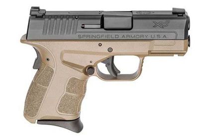 Springfield XD-S Mod.2 .45 ACP Compact Pistol - FDE NightGuard Edition