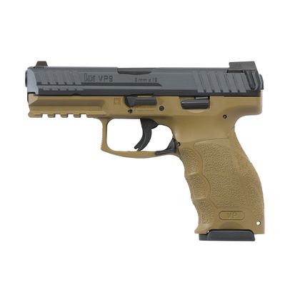 HK VP9 Gen 1 Compact 9mm Pistol - FDE Ergonomic Precision