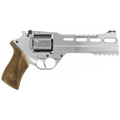 Chiappa Rhino 60SAR .357 Mag Revolver - Nickel, Walnut, Low Recoil